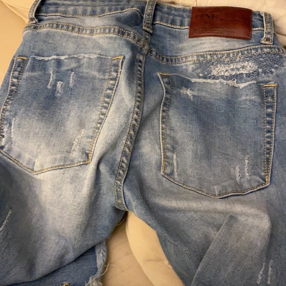 One Teaspoon Freebird II Low Waist Fitted Jeans (J2) - Picture 6 of 7